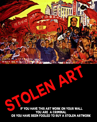 STOLEN CHINA ART WORK IN BERLIN 